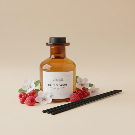 Mikado Fruit Blossom - Con Frutos Rojos