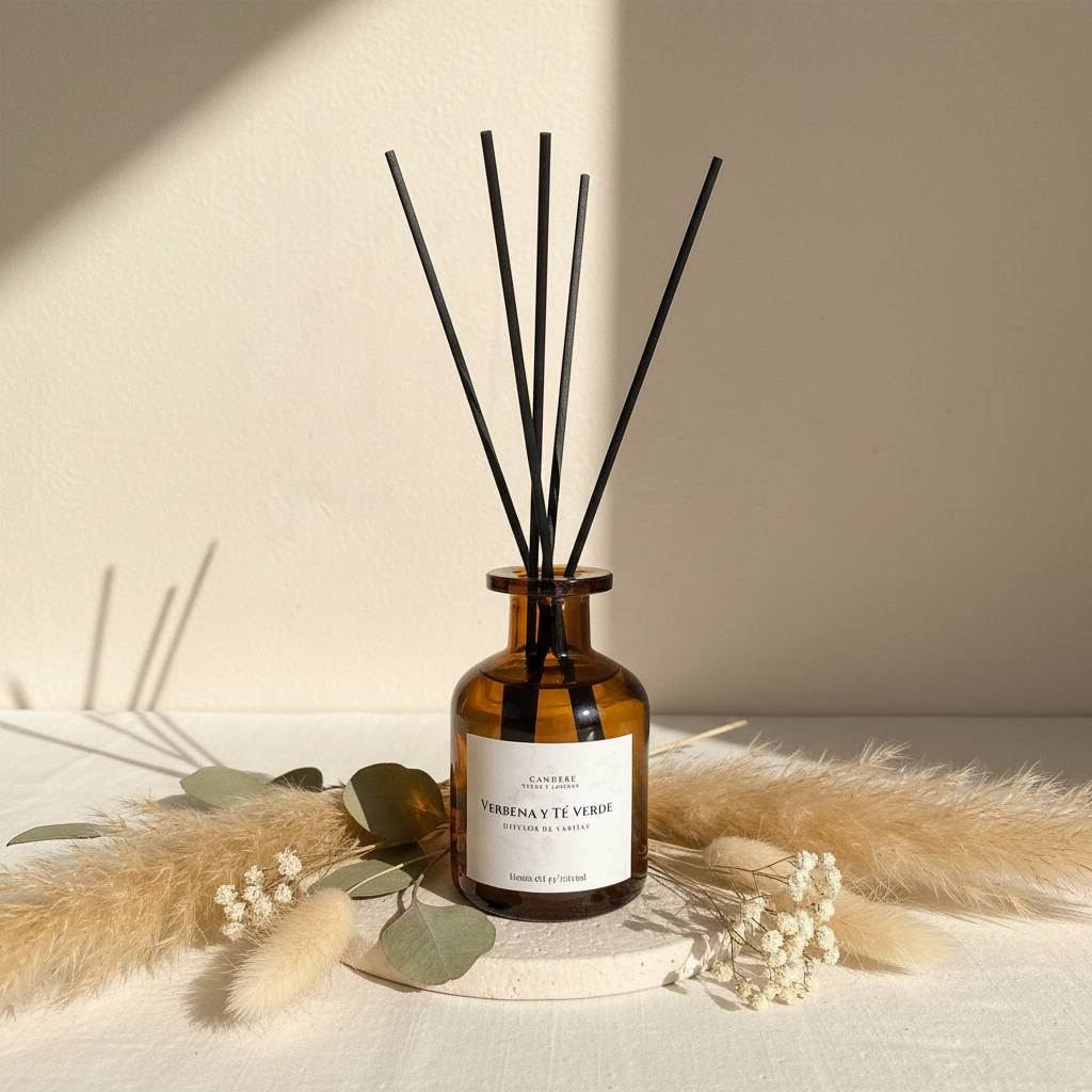 Mikado Verbena - Con Elementos Decorativos 1